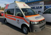 Volkswagen Transporter T6 Ambulans Karetka 4X4 140KM DIN EN 1789 Model 2011 Wyposażona