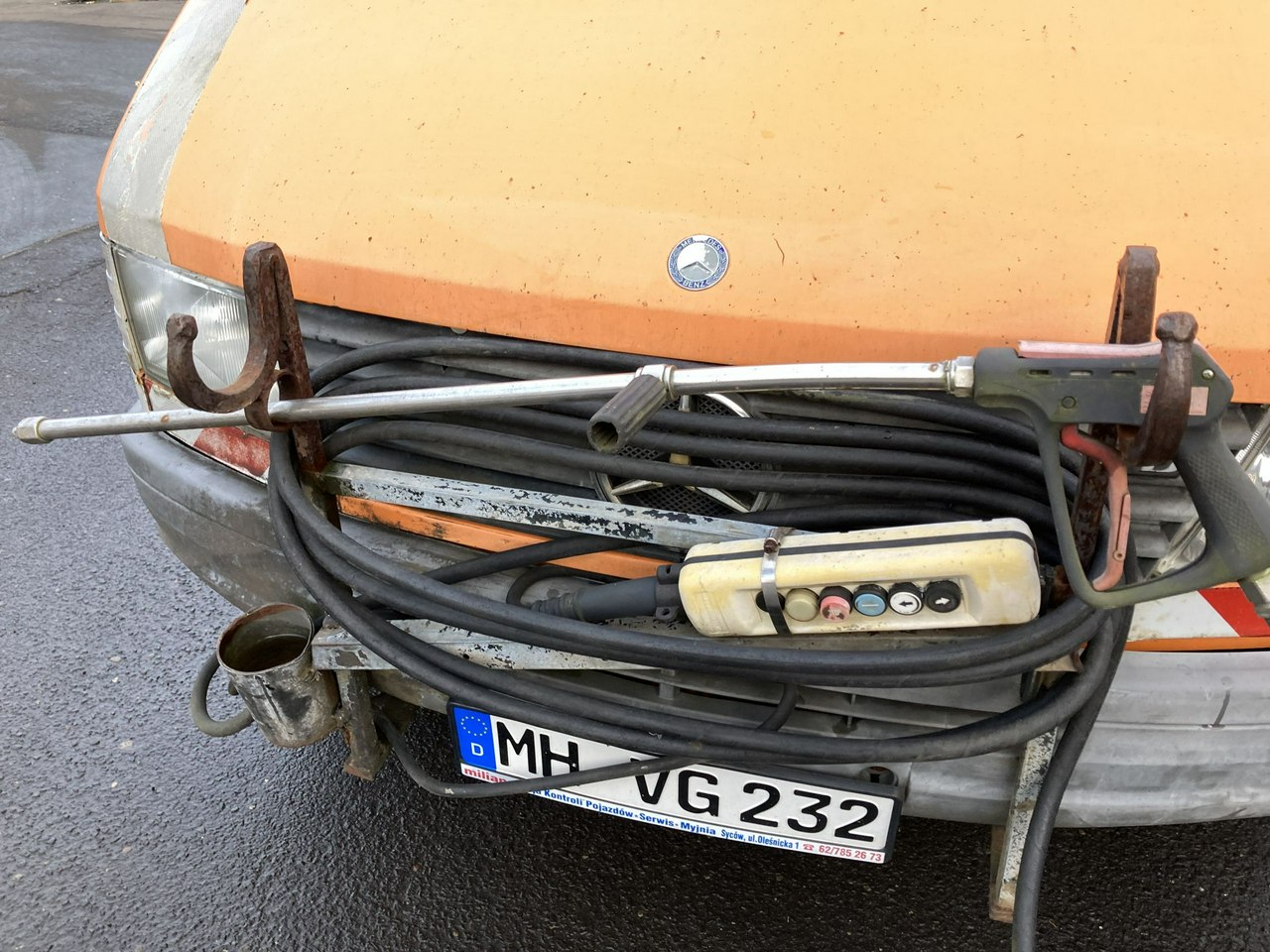 Mercedes Sprinter Mercedse Sprinter Wuko Kanalizacja asenizacyjny kret myjka