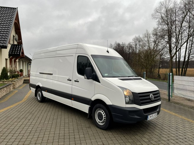 Volkswagen Crafter MAXI 2.0 TDi / I-rej. 2017R. Salon PL I-właściciel długość paki 430cm