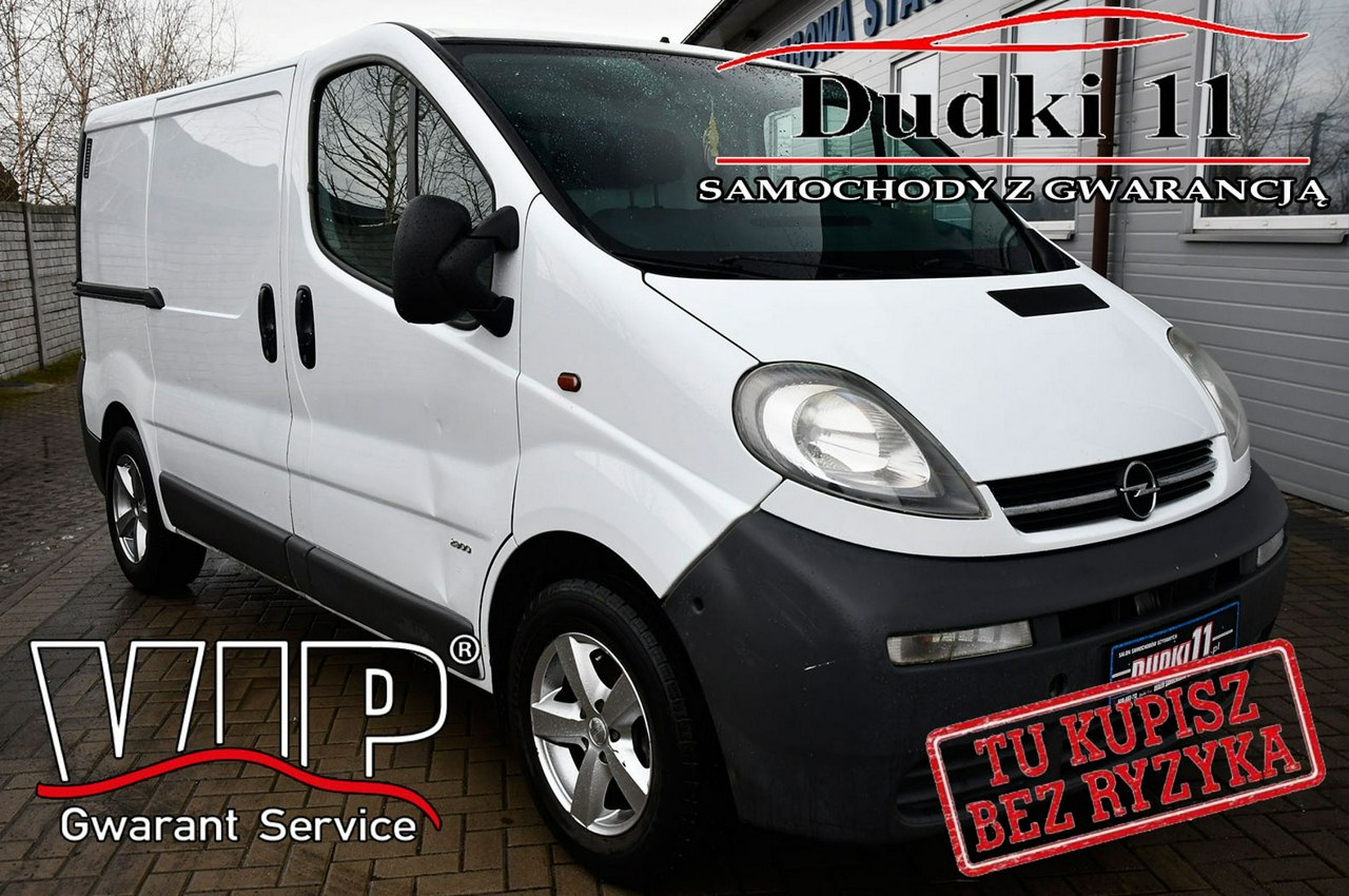 Opel Vivaro 1,9DTI DUDKI11 6 biegowe,3 osoby,Centralka,kredyt,OKAZJA