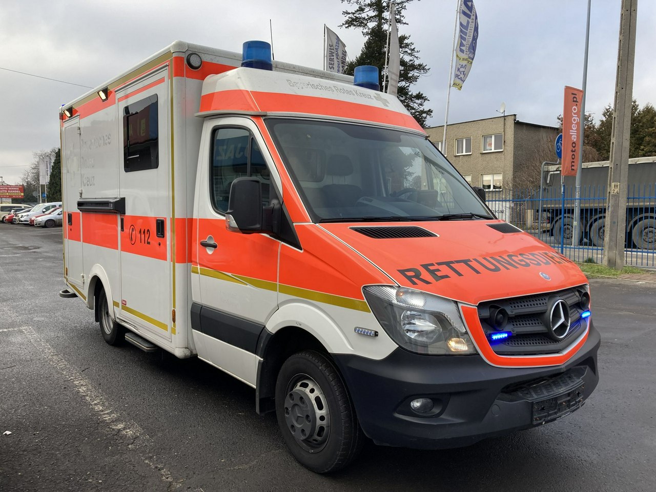 Mercedes Sprinter Sprinter 516 CDI Karetka Ambulans Wyposażona Stryker 2015