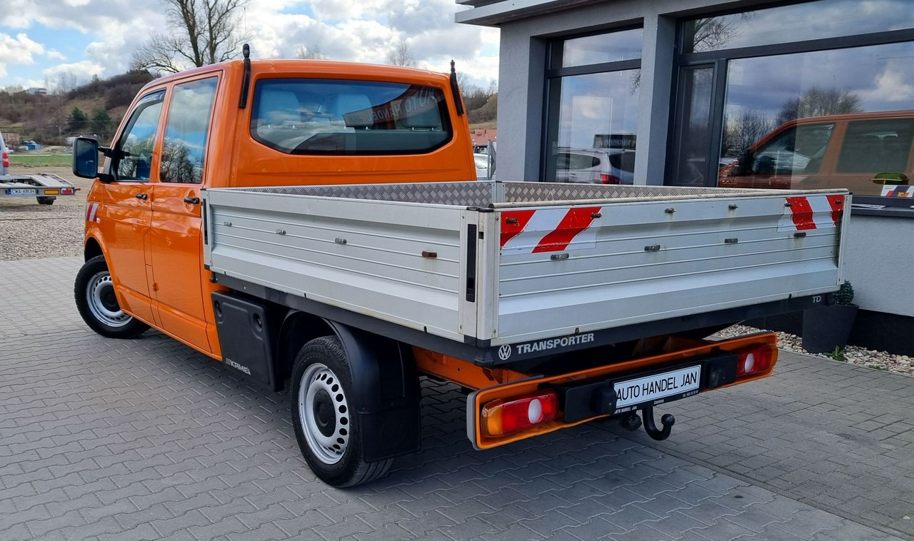 Volkswagen Transporter 2,0 TDI 140km 6-Biegów Doka 7-osób Klima Lift Serwis Brygadówka !