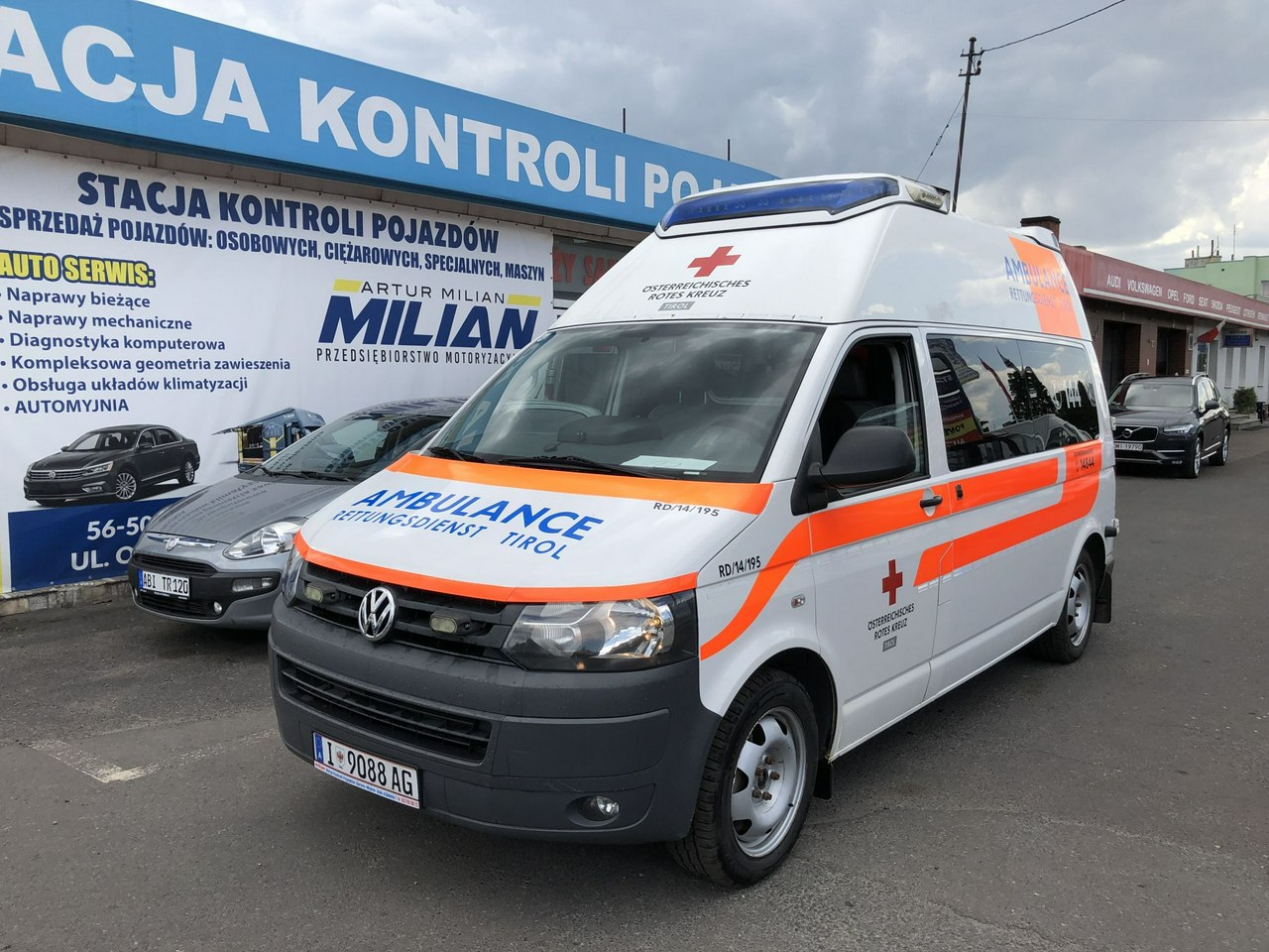 T6 Ambulans Karetka 4X4 2,0TDI 180KM 300750km DIN 1789 Super stan