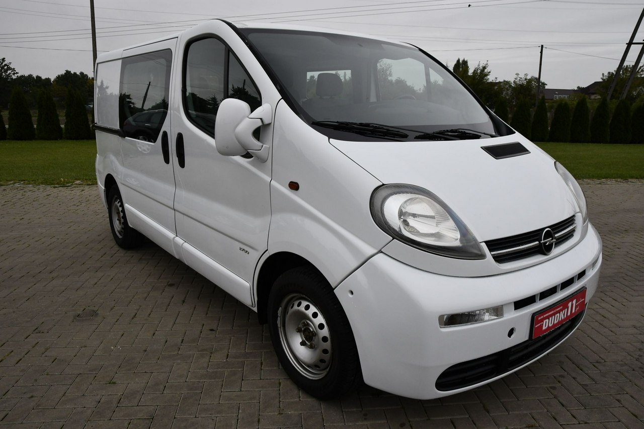 Opel Vivaro 1,9CDTI DUDKI11 5 OSÓB- Brygadówka, Manual,kredyt,OKAZJA