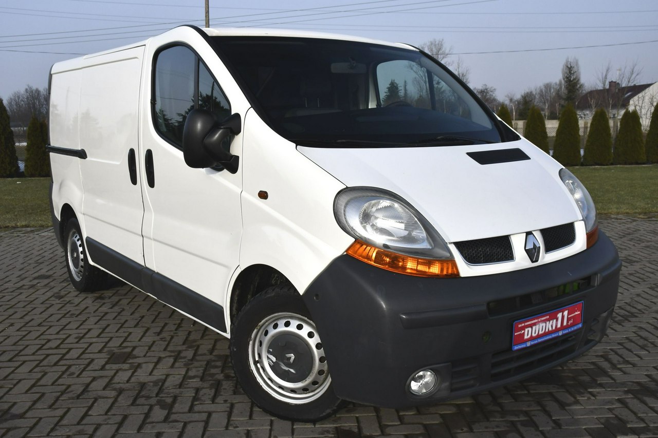 Renault Trafic 1,9DCI DUDKI11 Klimatyzacja.2osoby,Hak,Parktronic,Centralka.