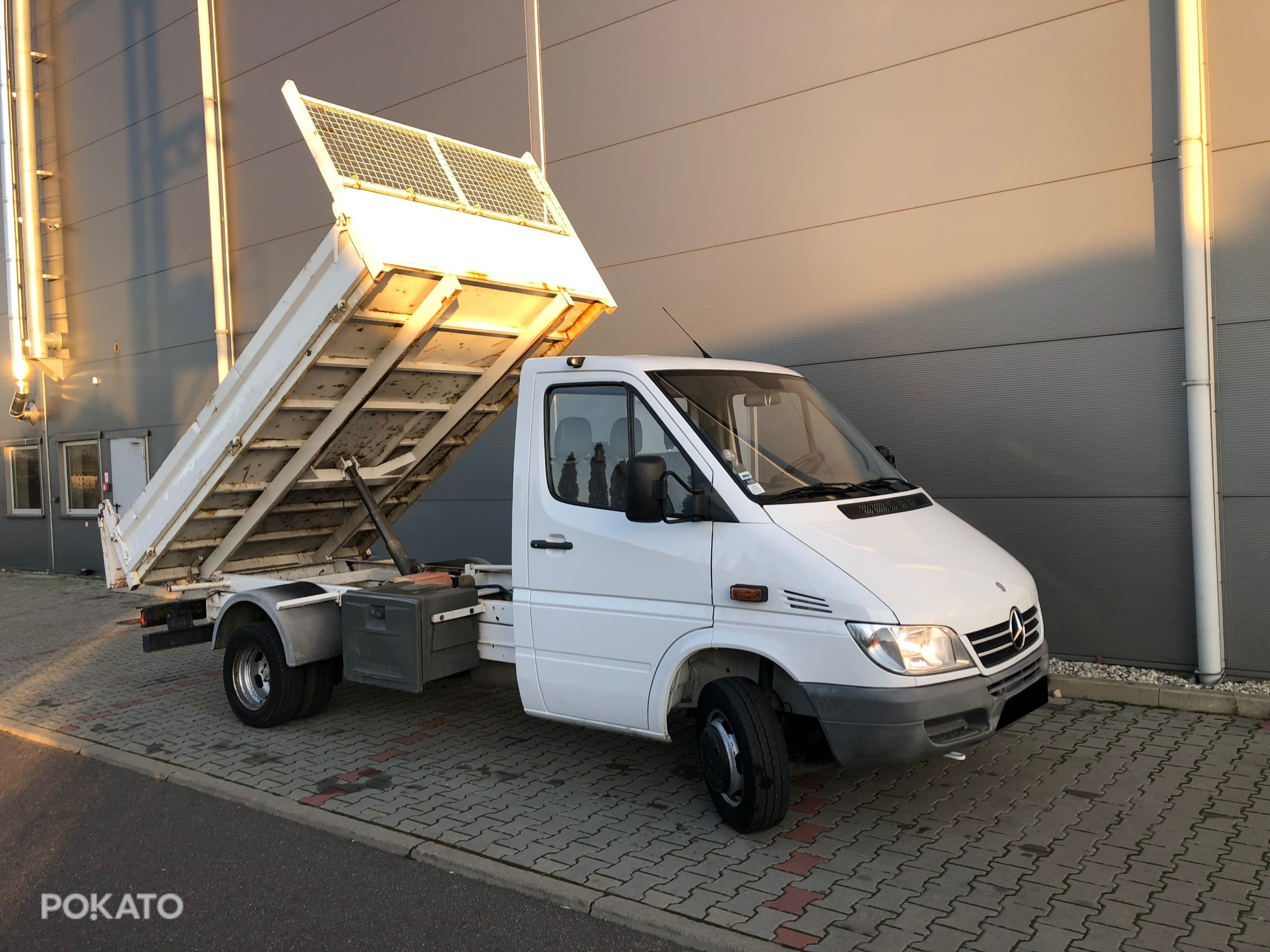 Sprinter 411 Kipper Wywrotka Orginał Blokada MosTU