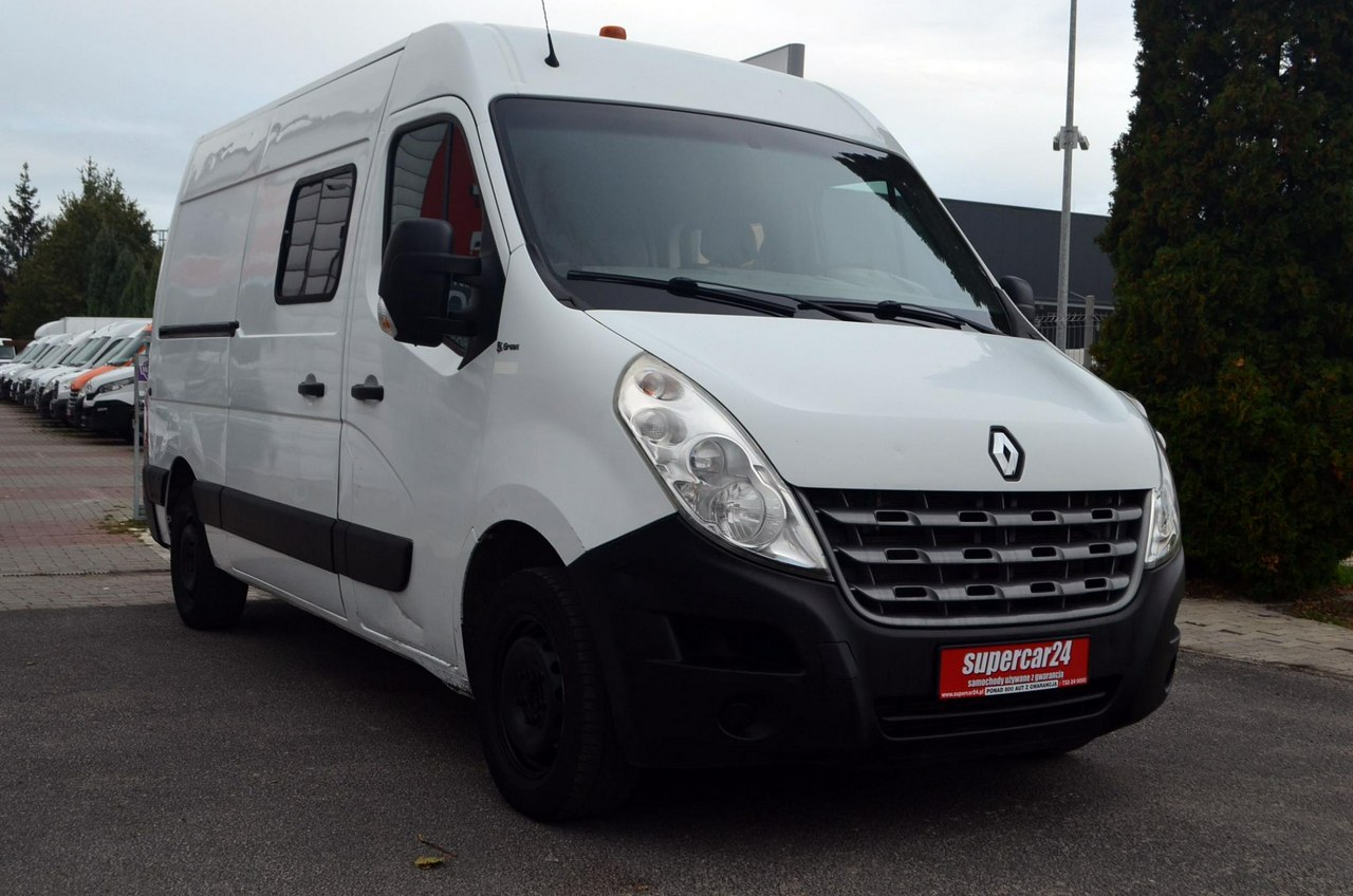 Renault Master RENAULT MASTER L3H2 MAX TECH 2.3dCi 125 KM, wersja brygadowa 7-osobow
