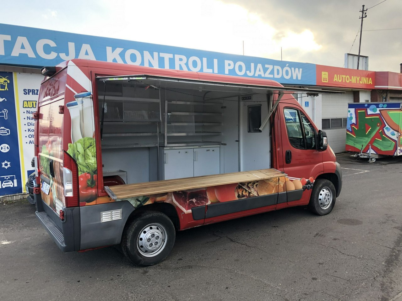 Citroen Jumper Jumper Autosklep Gastronomiczny Foodtruck Sklep imbis Food truck 2012