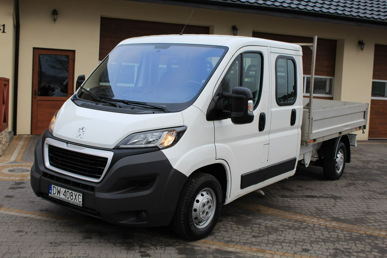Peugeot Boxer 2.2 HDi 130KM / Doka Brygadówka / 7 osób / Salon PL I-właściciel