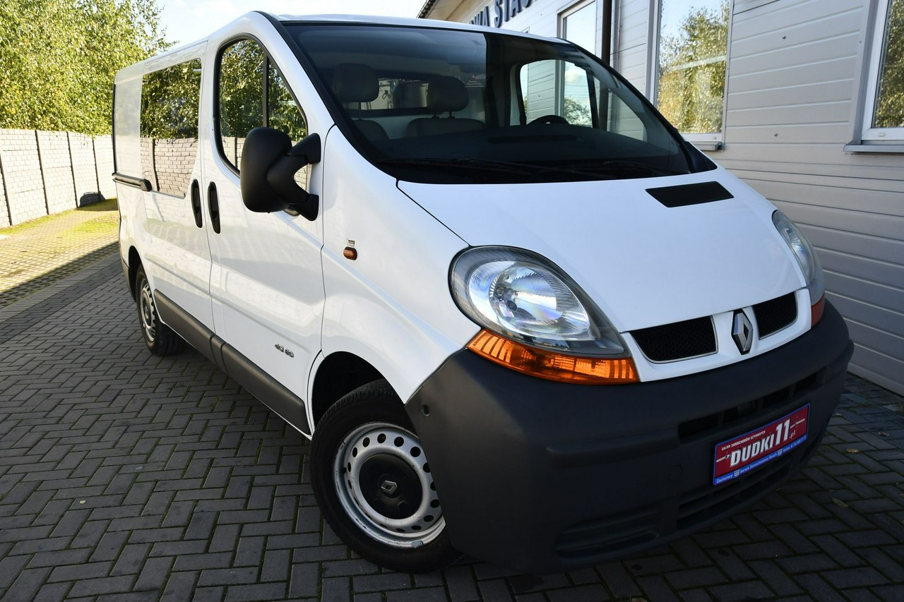Renault Trafic 1,9dci DUDKI11 Klimatyzacja, 3 osoby,Skóry,Hak,Manual,GWARANCJA
