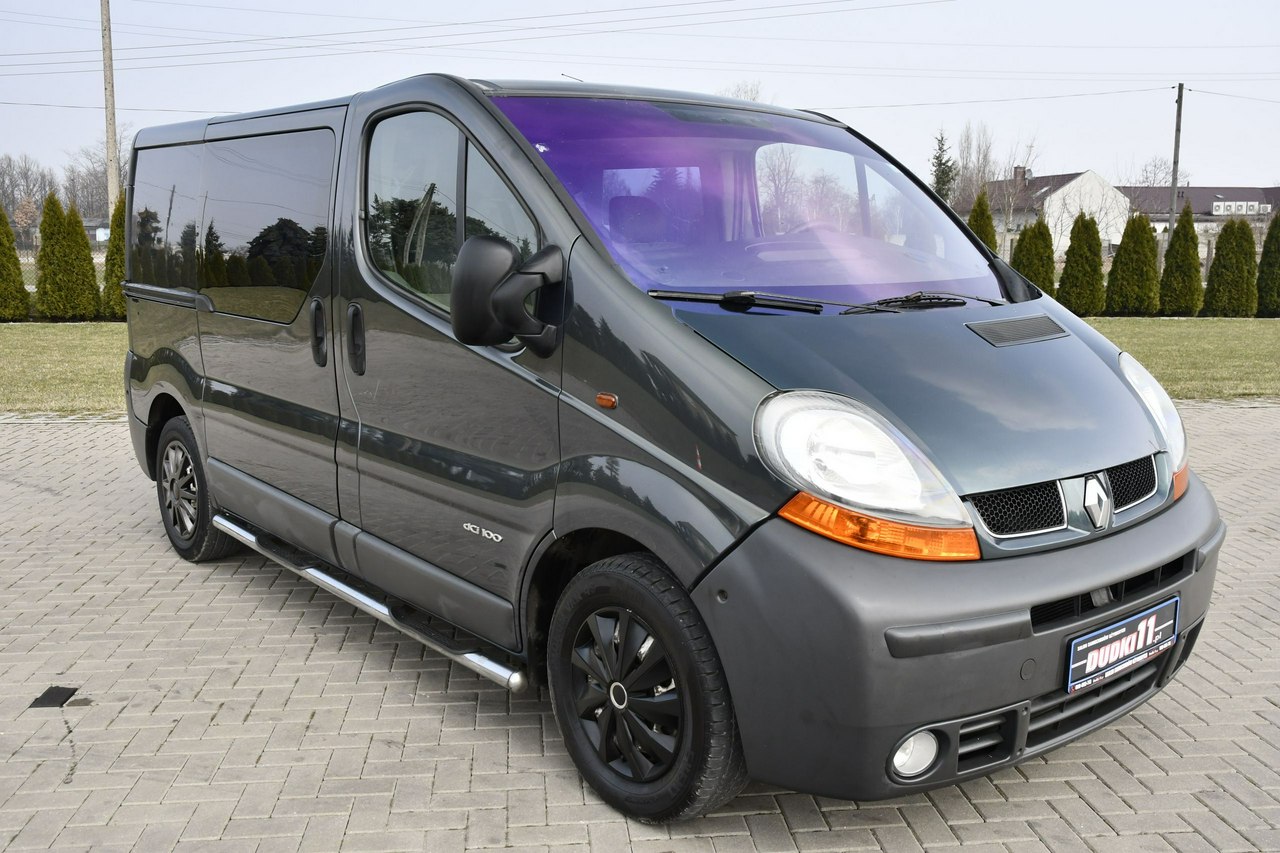 Renault Trafic 1,9d DUDKI11 Klimatyzacja,6 foteli,Centralka,El.szyby.Hak.OKAZJA