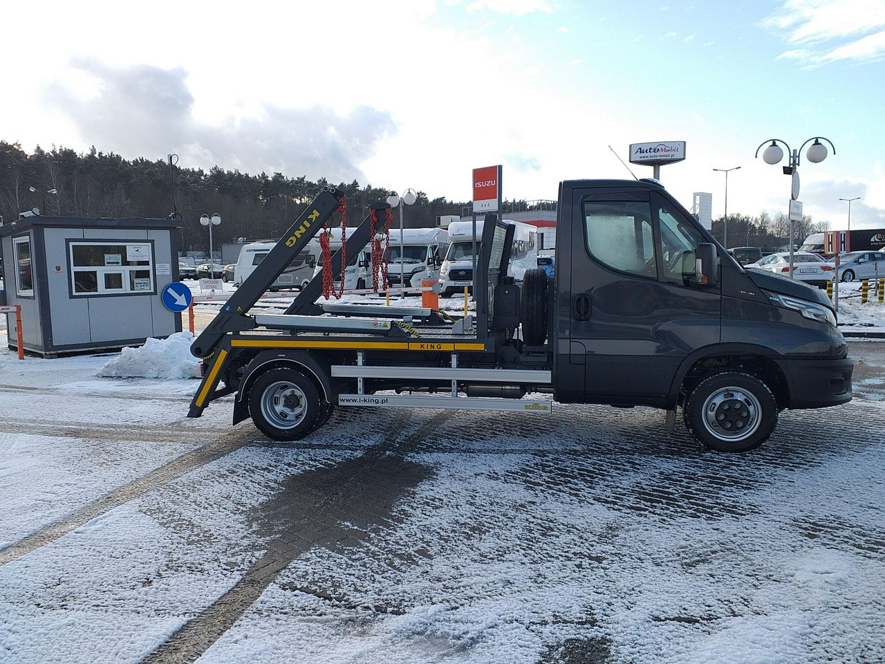 Iveco 50 bramowiec DMC 3500kg kontenery muldy