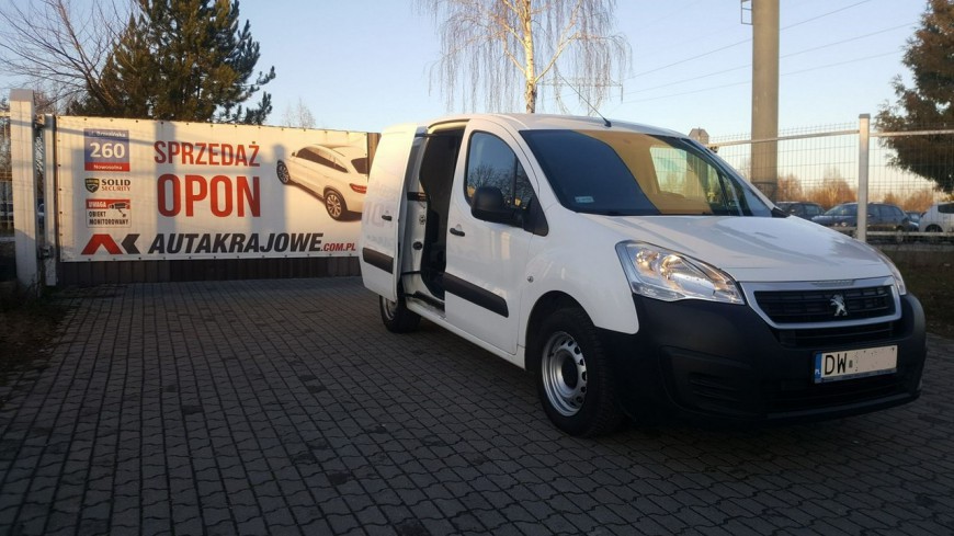 Peugeot Partner 1.6HDI 100KM 58 tys km, 1 wł, salon PL, FV 23%, gwarancja