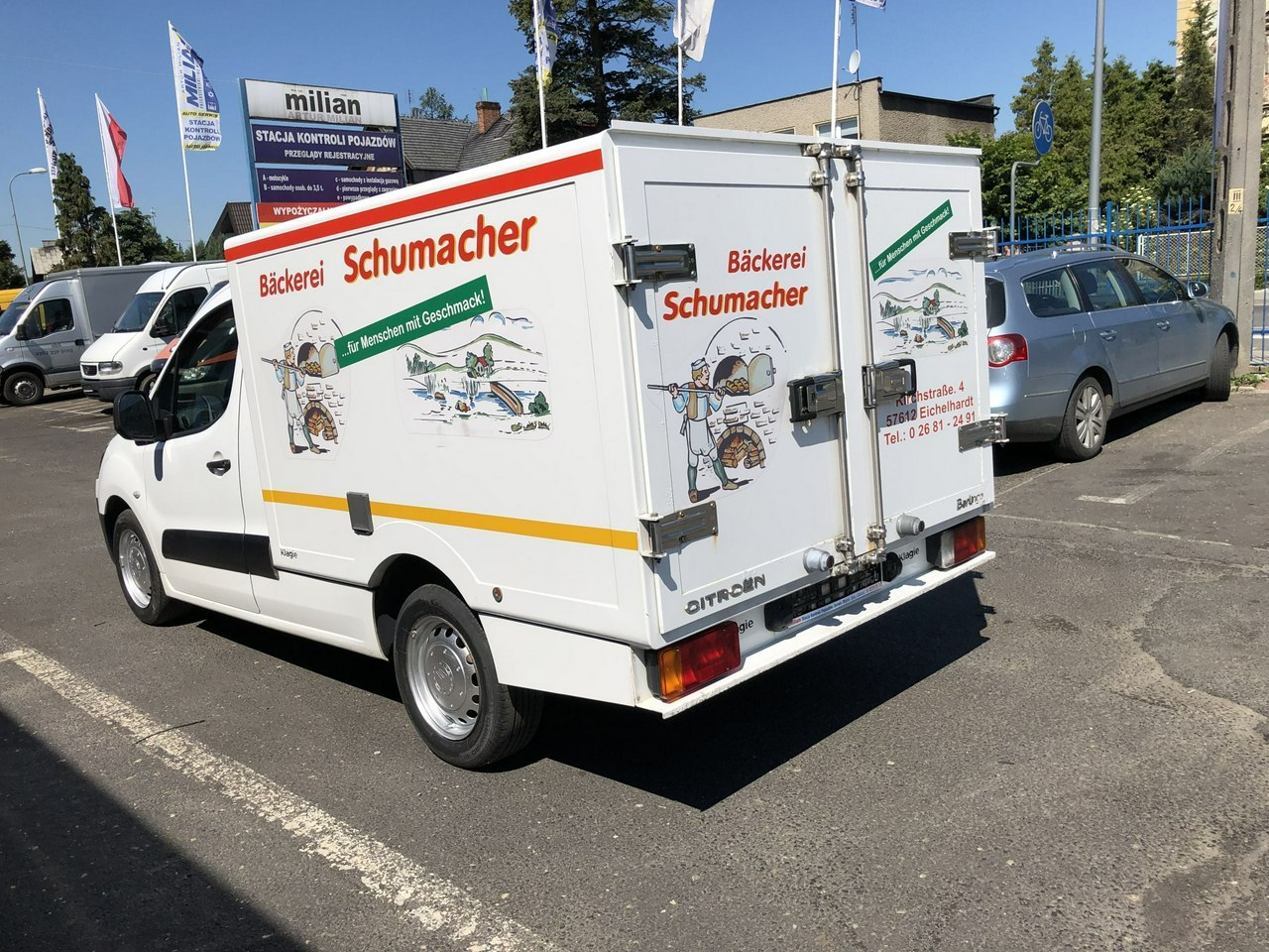 Citroen Berlingo Berlingo1,6 HDI kontener izoterma pieczywa Foodtruck food truck 2012