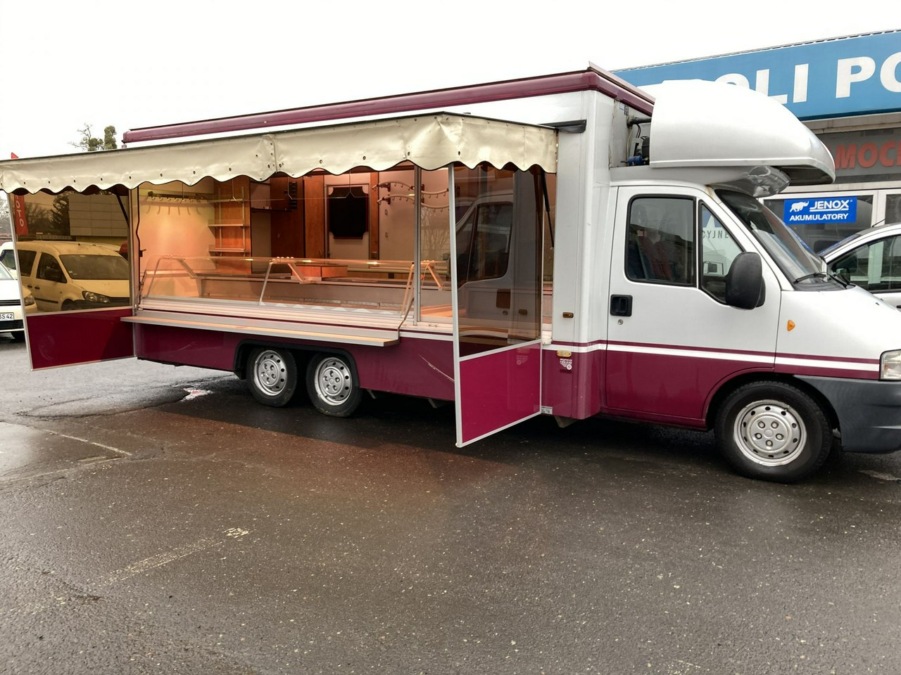 Fiat Ducato Ducato Autosklep Wędli Gastronomiczny Food Truck Foodtruck Borco sklep