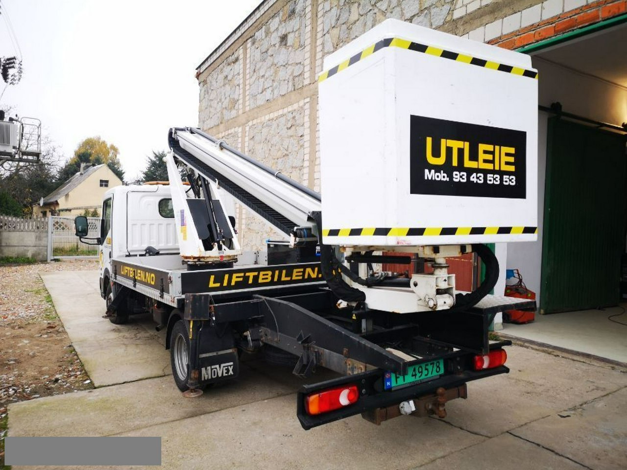 Nissan Cabstar Nissan Cabstar Podnośnik Koszowy Zwyżka 16m 2014 Movex