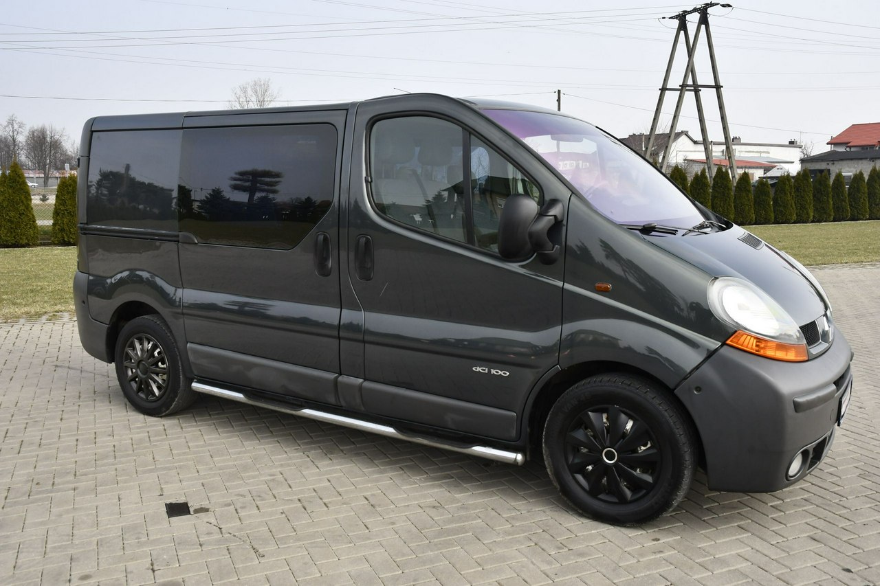 Renault Trafic 1,9d DUDKI11 Klimatyzacja,6 foteli,Centralka,El.szyby.Hak.OKAZJA