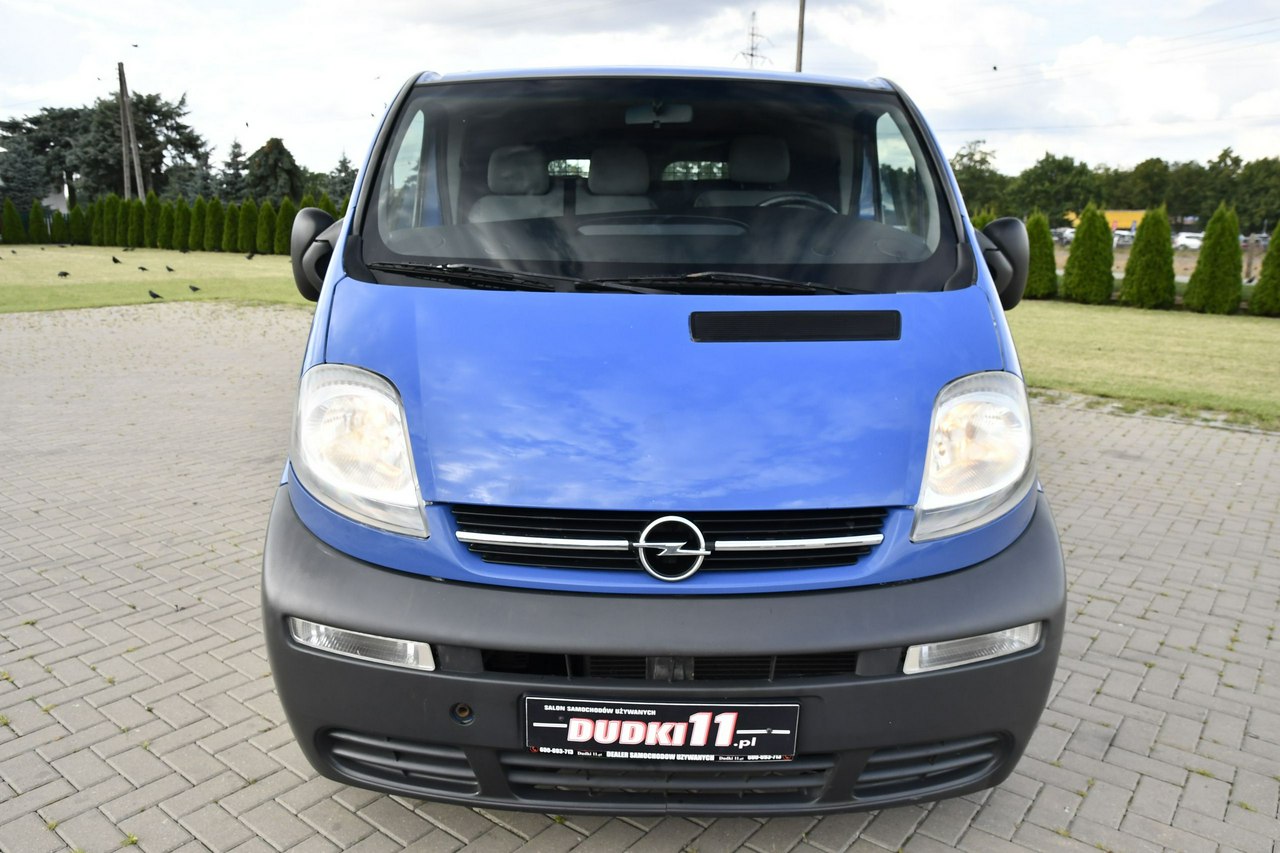 Opel Vivaro 1,9dci DUDKI11 Klimatyzacja,el.szyby.Hak.Blaszak,Zadbany-OKAZJAA