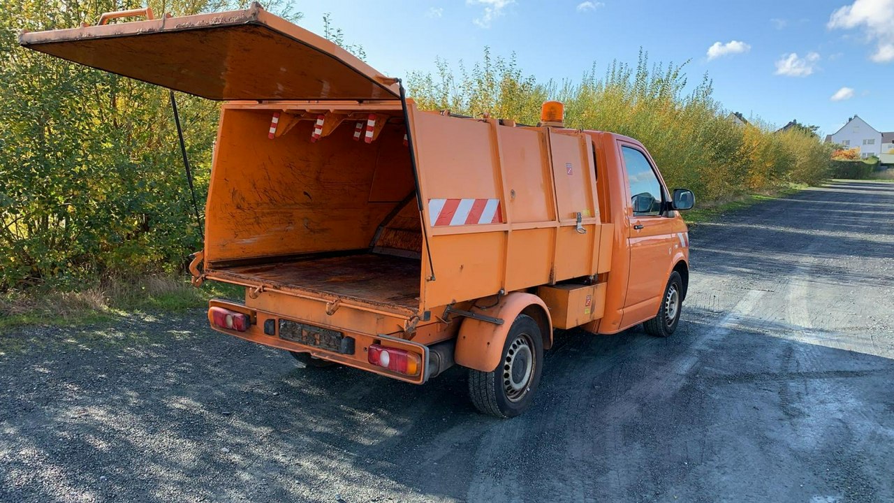 Volkswagen Transporter Transporter T5 Śmieciarka prasa 2010 Euro 5