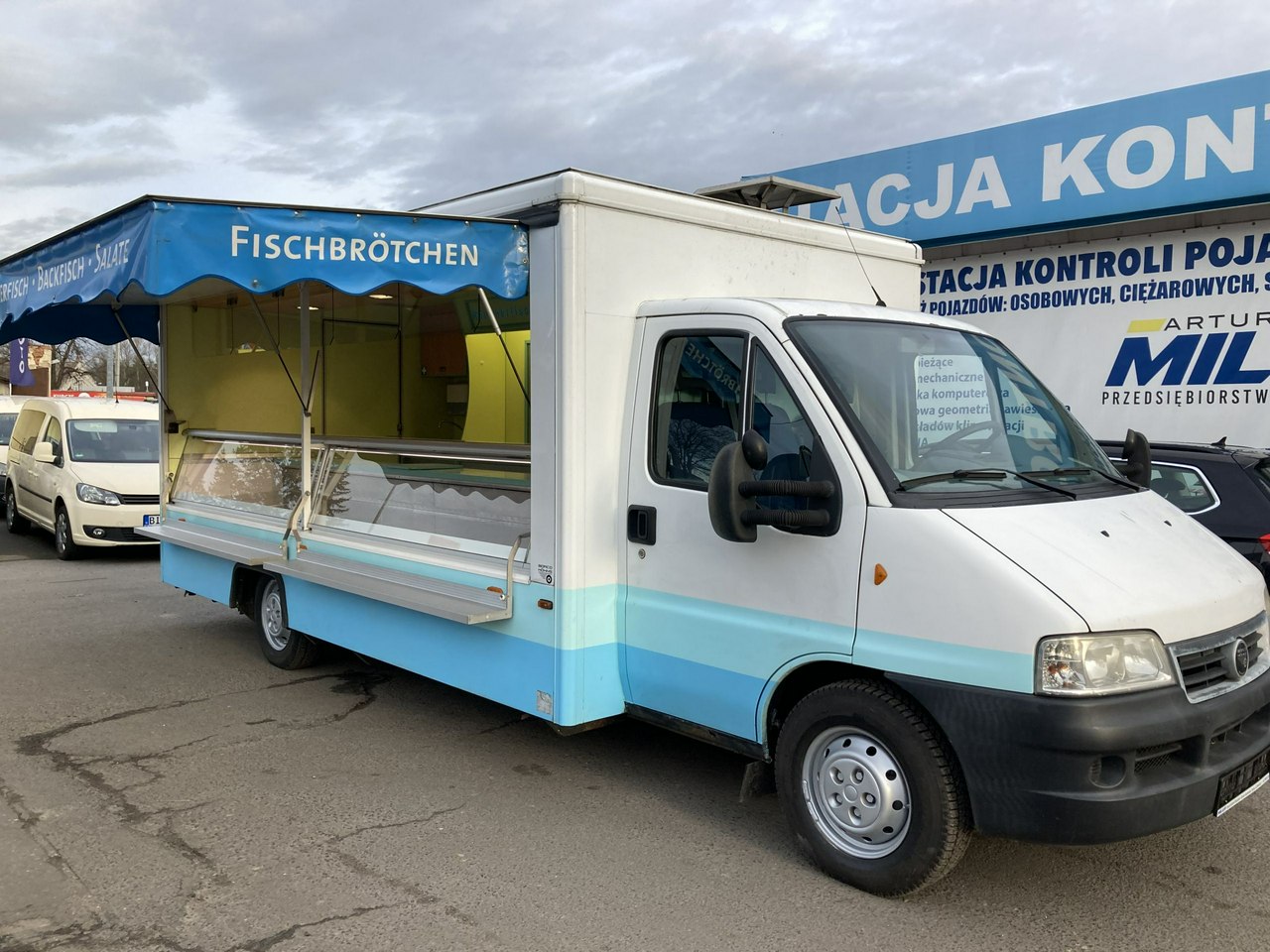 Fiat Ducato Ducato Autosklep Wędlin Gastronomiczny Food Truck Foodtruck Borco