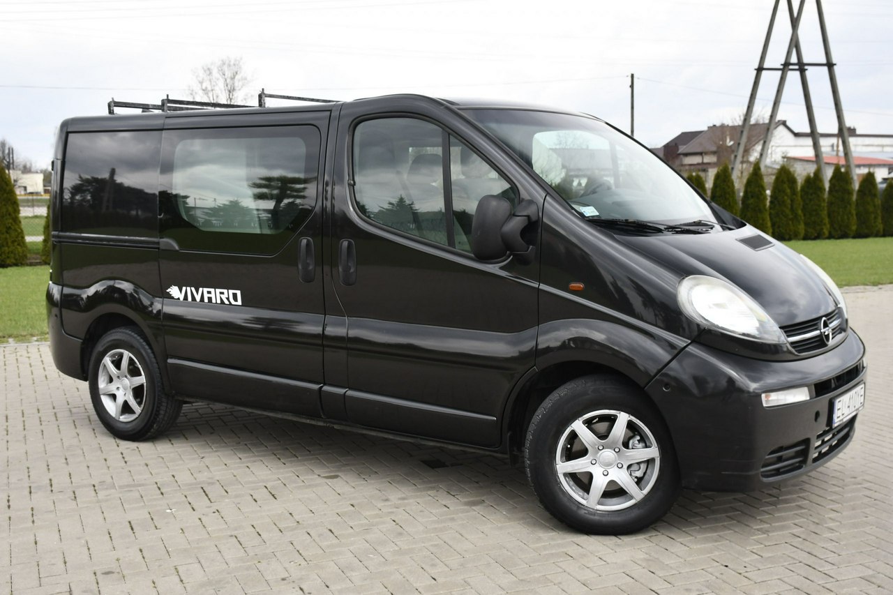 Opel Vivaro 1,9d DUDKI11 Zarej w Pl.6 Foteli,6biegowe,Kam.Cofania.Centralka.El.szy