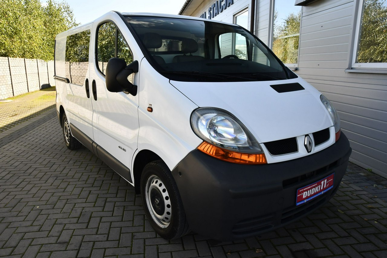 Renault Trafic 1,9dci DUDKI11 Klimatyzacja, 3 osoby,Skóry,Hak,Manual,GWARANCJA