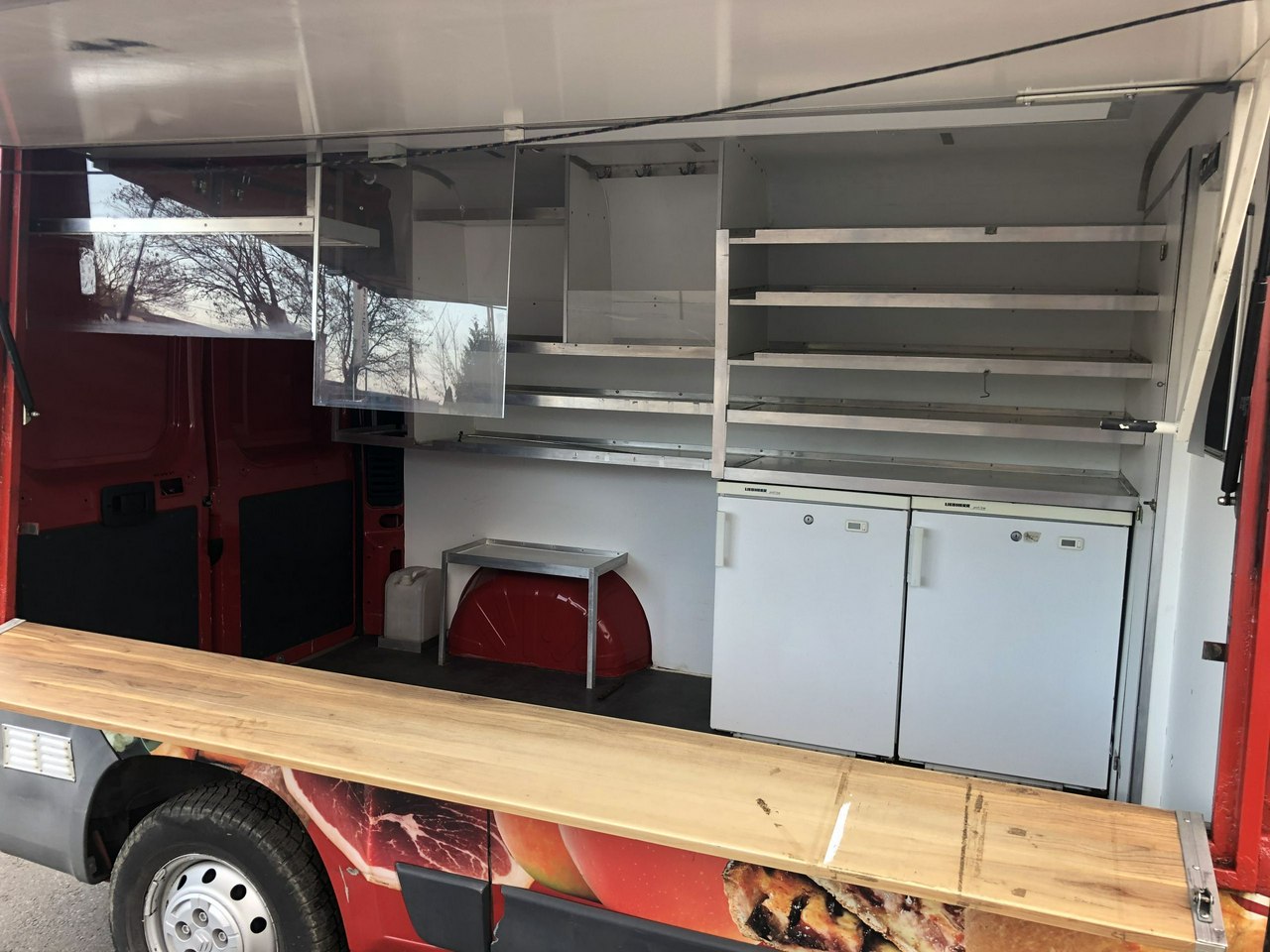 Citroen Jumper Jumper Autosklep Gastronomiczny Foodtruck Sklep imbis Food truck 2012