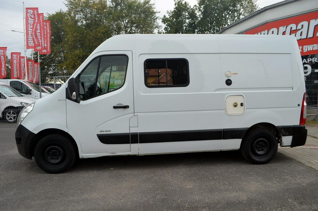 Renault Master RENAULT MASTER L3H2 MAX TECH 2.3dCi 125 KM, wersja brygadowa 7-osobow