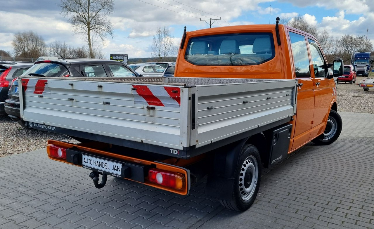 Volkswagen Transporter 2,0 TDI 140km 6-Biegów Doka 7-osób Klima Lift Serwis Brygadówka !