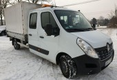 Renault Master 2.3 dCi 130KM L3 Pack Clim podwójna kabina Salon PL