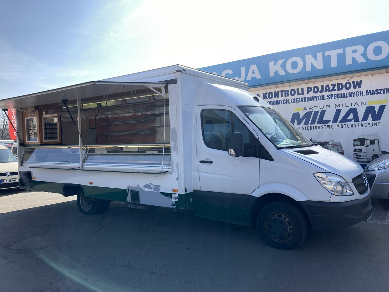 Mercedes Sprinter Sprinte Autosklep Gastronomiczny węd Food Truck Foodtruck sklep Borco
