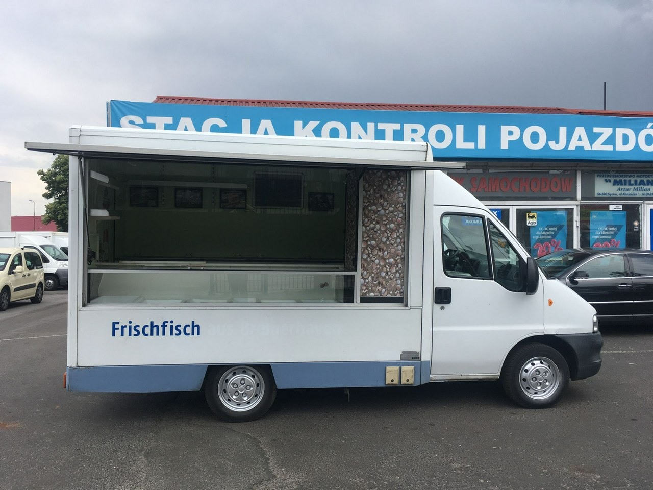 Fiat Ducato Autosklep wędlin Ryb Gastronomiczny Food Truck Foodtruck 2004