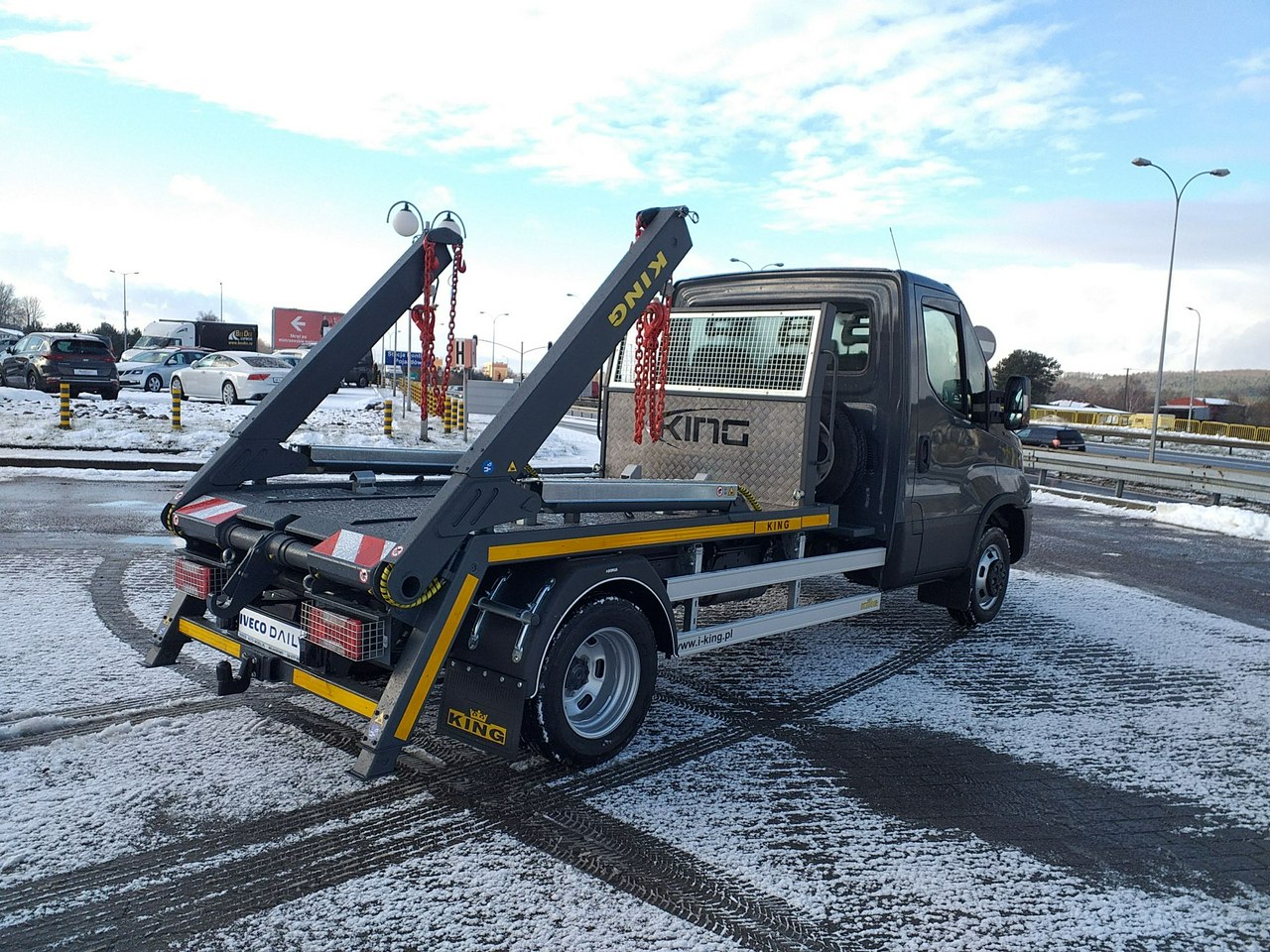 Iveco 50 bramowiec DMC 3500kg kontenery muldy