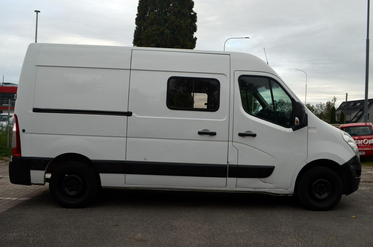 Renault Master RENAULT MASTER L3H2 MAX TECH 2.3dCi 125 KM, wersja brygadowa 7-osobow