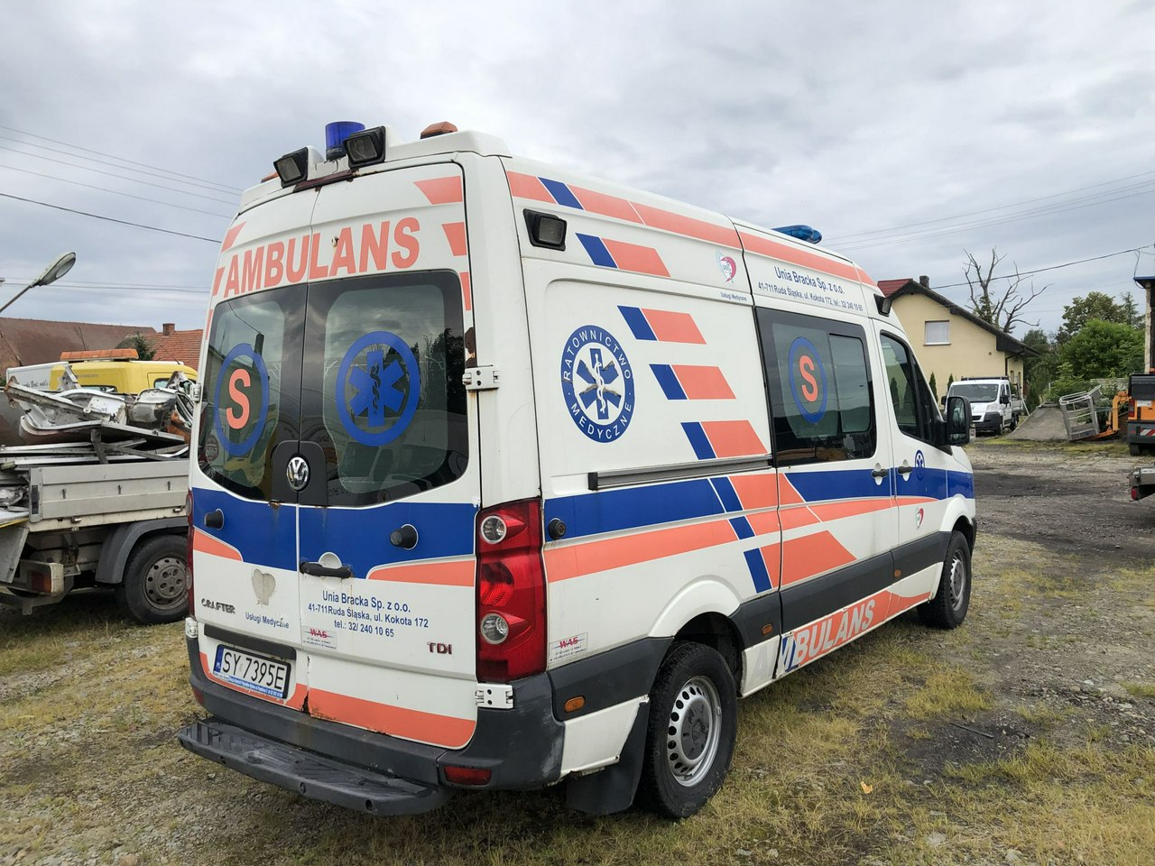Volkswagen Crafter Crafter Ambulans Karetka 2,5TDi 163KM Klima
