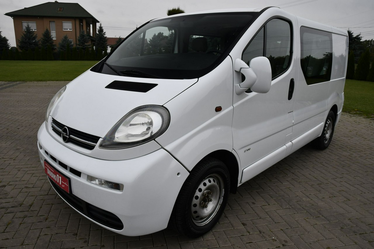 Opel Vivaro 1,9CDTI DUDKI11 5 OSÓB- Brygadówka, Manual,kredyt,OKAZJA