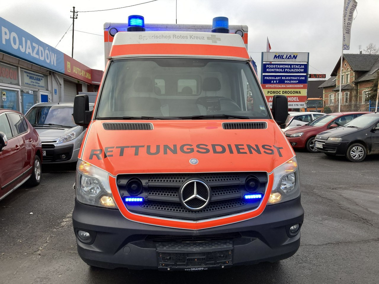 Mercedes Sprinter Sprinter 516 CDI Karetka Ambulans Wyposażona Stryker 2015