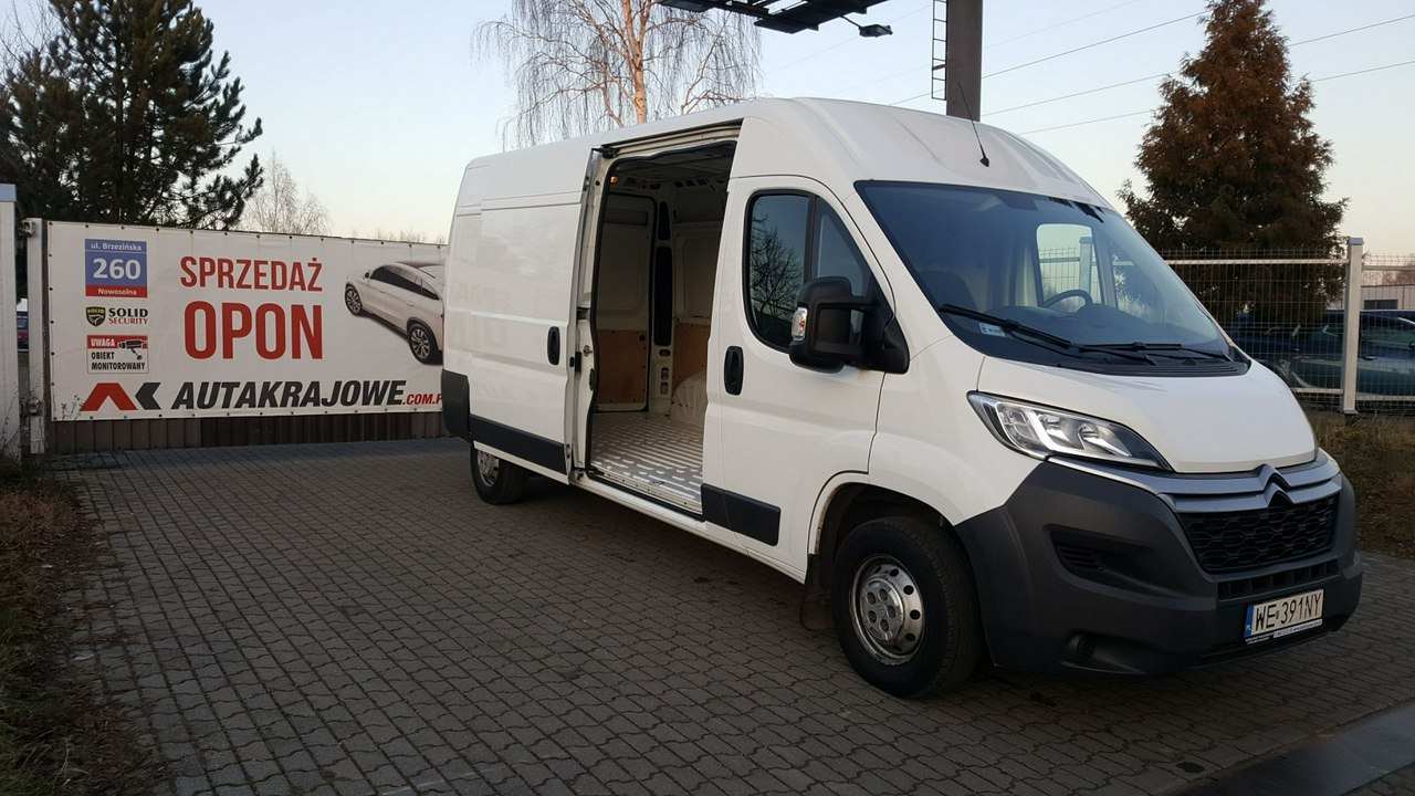 Citroen Jumper L3H2 2.0HDI 130KM, 1 wł, salon PL, FV 23%, gwarancja