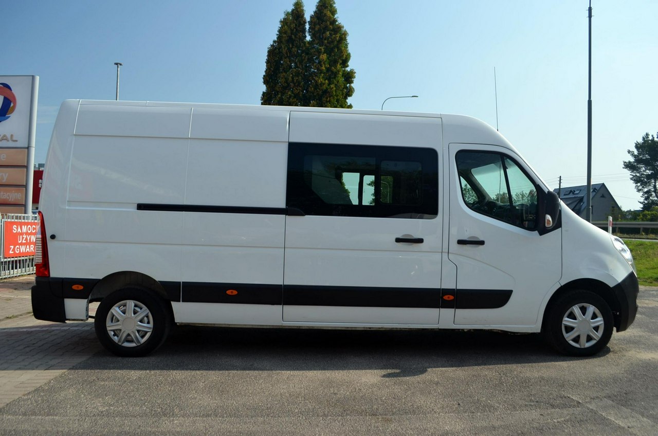 Opel Movano OPEL MOVANO III MAX L3H2 2.3CDTi 150 KM, Automat, Brygadówka 7 osobowa