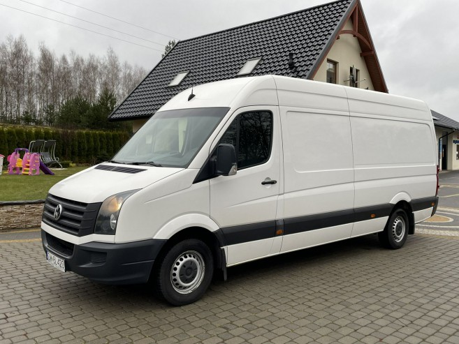 Volkswagen Crafter MAXI 2.0 TDi / I-rej. 2017R. Salon PL I-właściciel długość paki 430cm