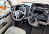 Volkswagen Transporter 2,0 TDI 140km 6-Biegów Doka 7-osób Klima Lift Serwis Brygadówka !