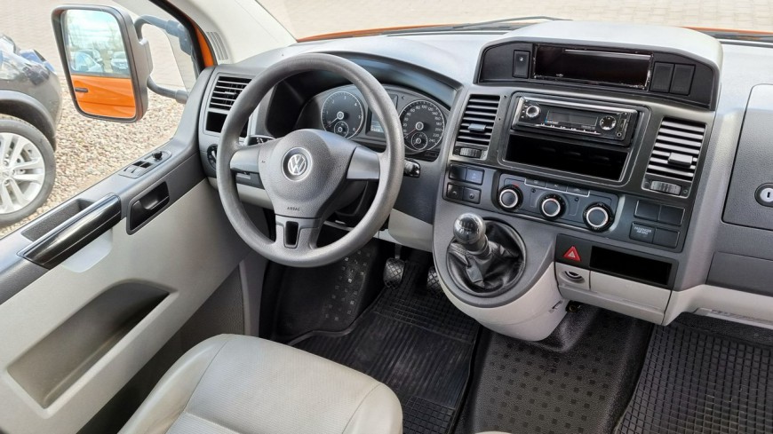 Volkswagen Transporter 2,0 TDI 140km 6-Biegów Doka 7-osób Klima Lift Serwis Brygadówka !