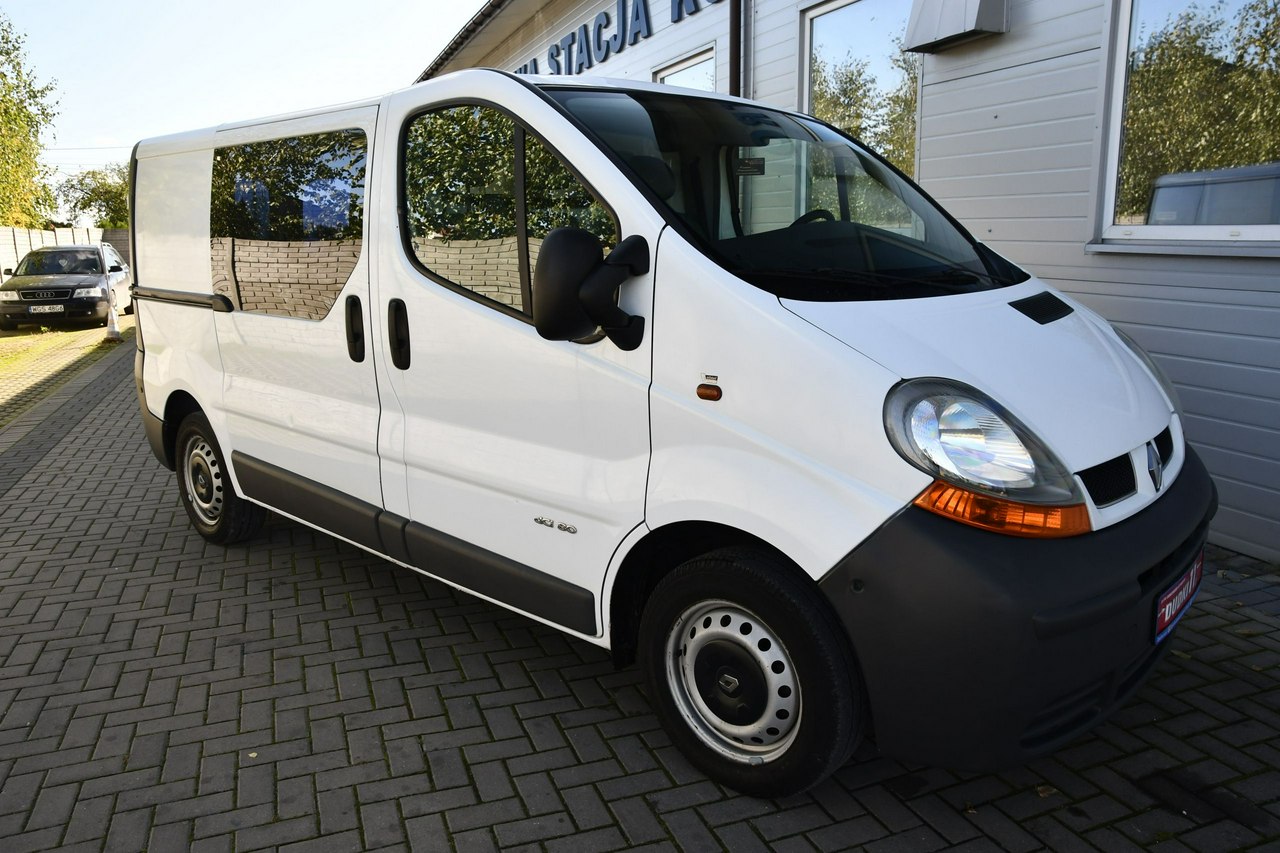 Renault Trafic 1,9dci DUDKI11 Klimatyzacja, 3 osoby,Skóry,Hak,Manual,GWARANCJA