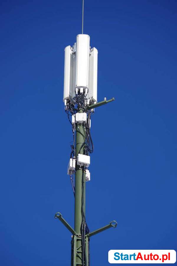 25m wieża mobilna, maszt mobilny – Internet, Stacja Telefoni