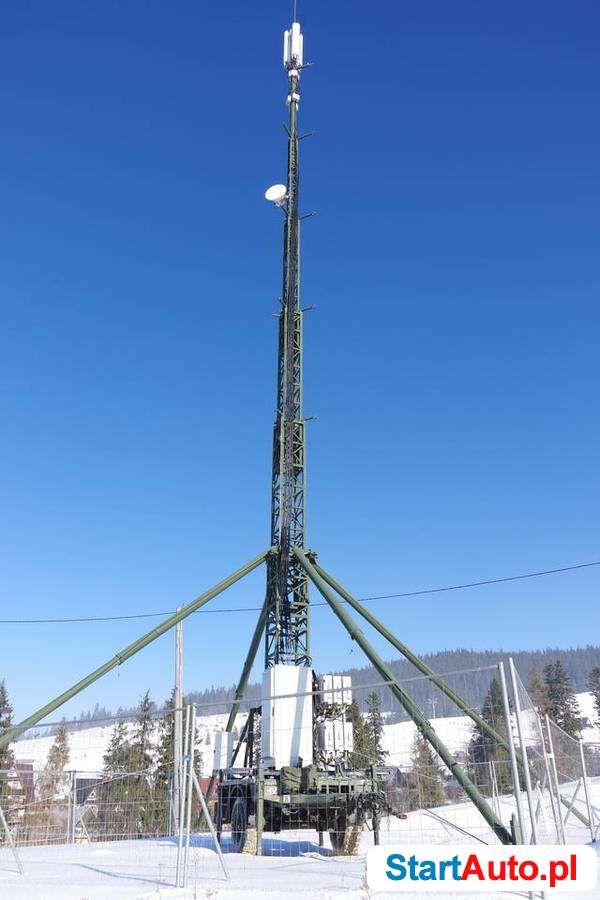 25m wieża mobilna, maszt mobilny – Internet, Stacja Telefoni