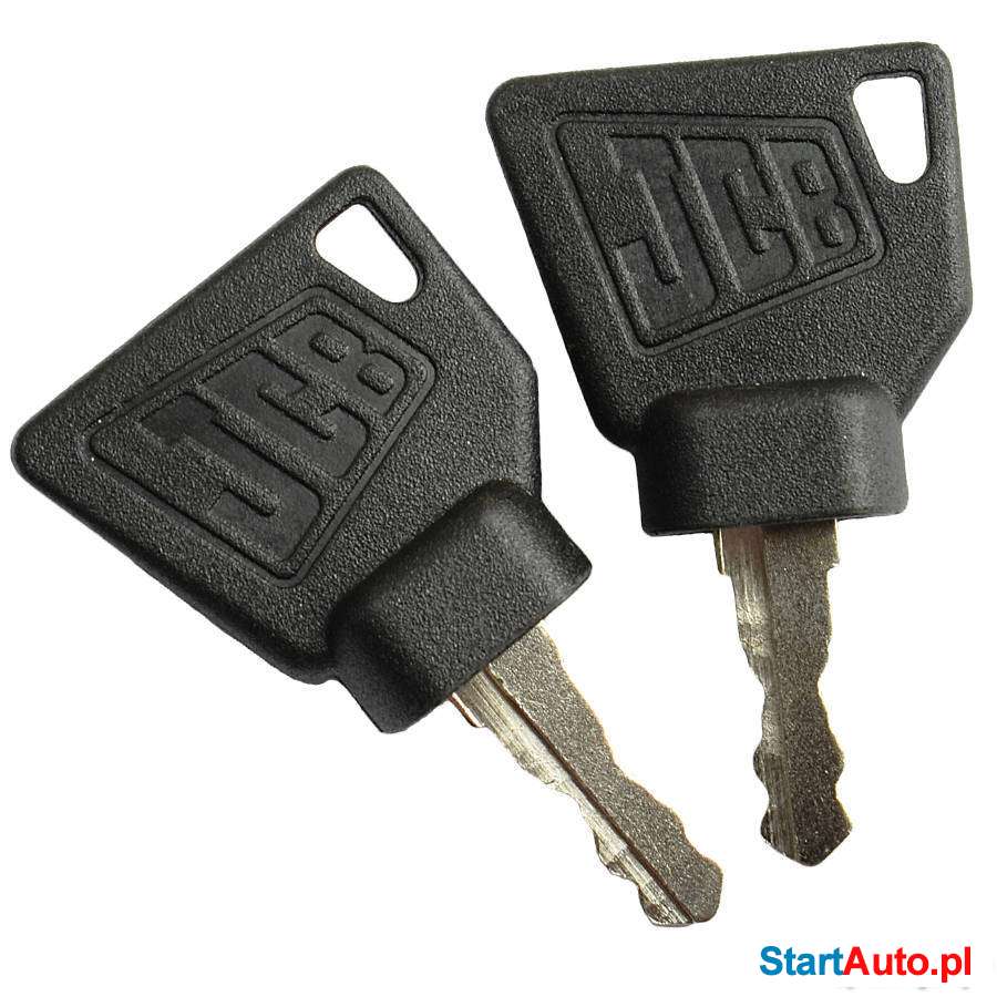 2x KLUCZ KLUCZYK Stacyjki JCB 3CX 4CX 701/45501 Kluczyki