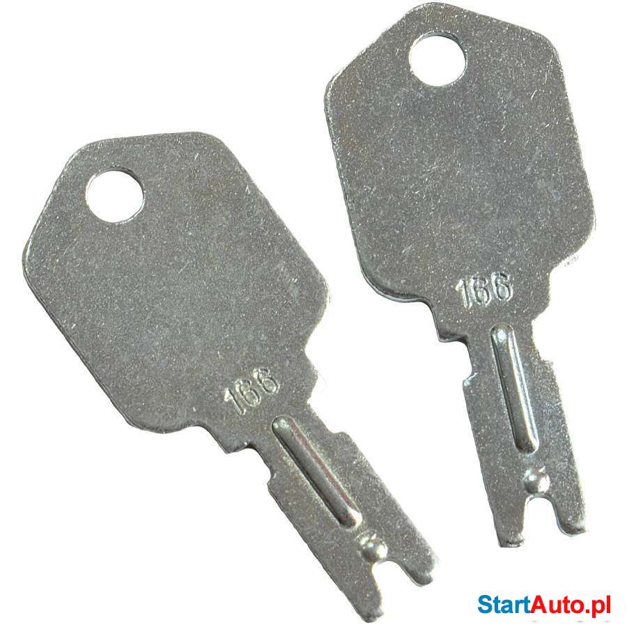 2x KLUCZ KLUCZYK Stacyjki YALE HYSTER CLARK 166 kluczyki