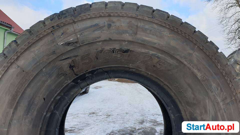 445/95r25 16.00r25 16,00-25 90% bieżnik bez napraw