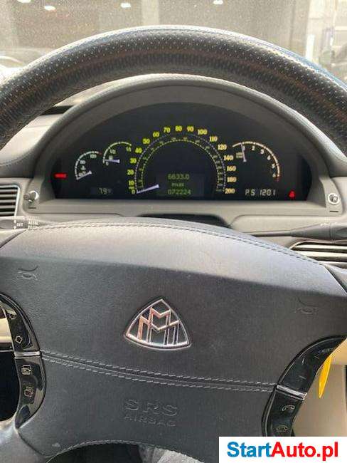 Maybach 57S 6.0l benz. V12 604KM 5-bieg. autom. 2006