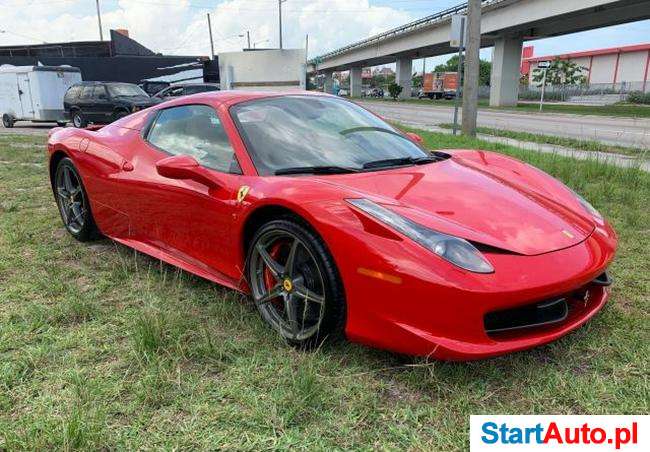 Ferrari 458 Spider 4.5 l V8 570KM 07/2012
